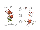 Original concept art for Firecracker Flower.